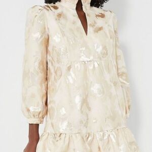 Tuckernuck Palmerston Champagne Fil Coupe Dress